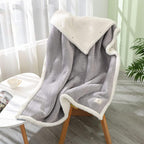 Winter Wheelchair Blanket for Adults, Plus Velvet Wheelchair Care Shawl, Warm Knee Blanket & Casual Cloak Knee Blanket, Cozy & Comfy Wheelchair Cloak
