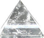 Amazing Gemstone Clear Quartz Pyramid Crystal Healing Stones - 1" Great Pyramid Figurine of Natural Stone Pyramid for Meditation, Reiki, Chakra Balancing and Crystal Pyramids Grid