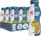 Dymatize Performance Protein Shake, Fruity Pebbles, 30g Protein, 6.2g BCAA for Muscle Recovery, No Added Sugar, Low Fat, 24 Vitamins and Minerals, Gluten-Free, Ready to Drink, On-the-Go Snack, 11.5fl oz, 12 pack