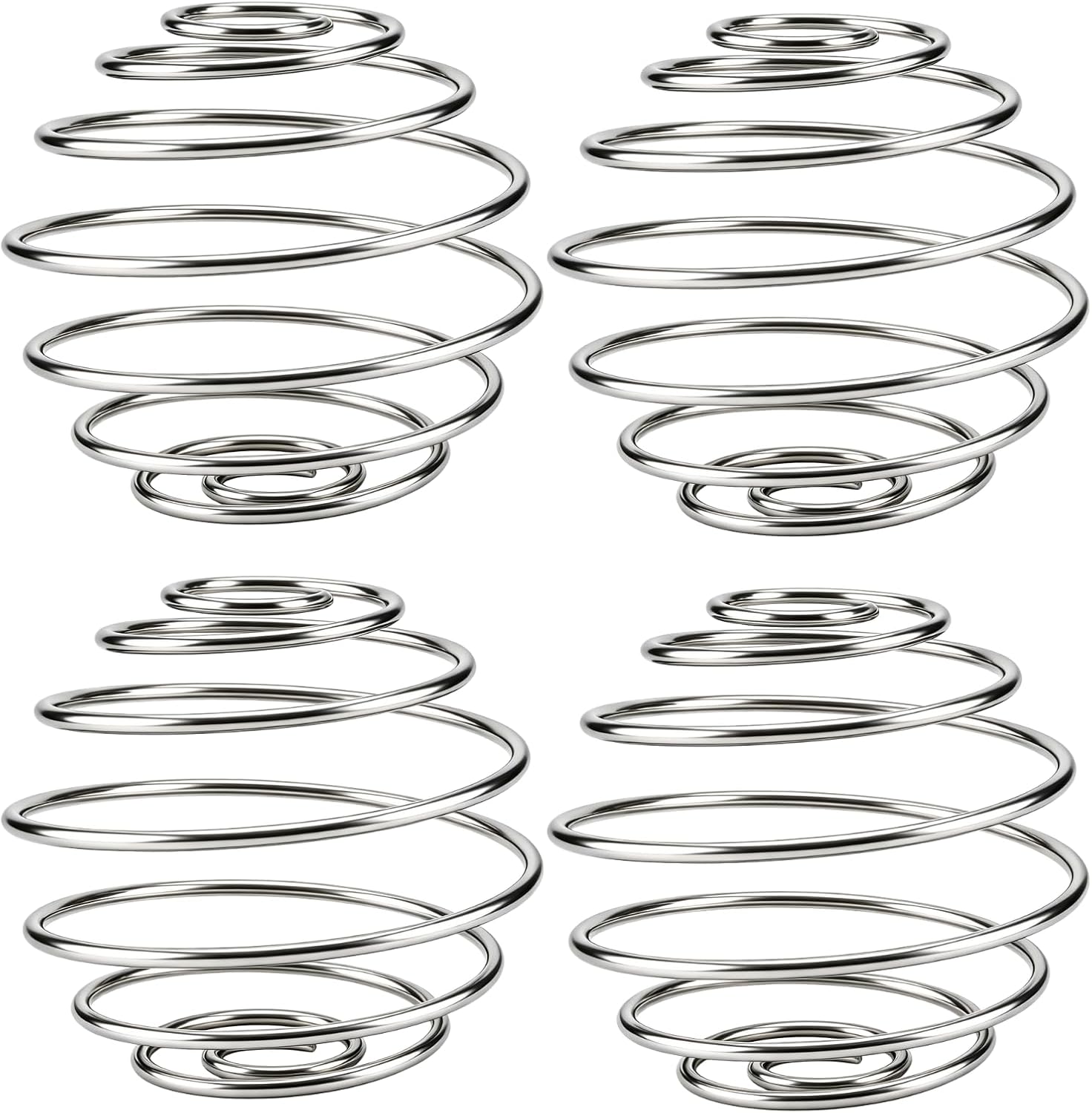 Shaker Balls for Protein Shakes, 304 Stainless Steel Shaker Balls for Bottles, Smooth Mixing (4 Large)