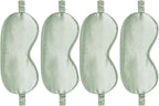 4PACK Sleep Masks Satin Eye Mask Silk Eyes Cover Silky Blindfold Blackout Eyeshade Soft Eyeshades Sleeping Covers Travel Nap