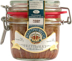 Agostino Recca Anchovies Fillets in Olive Oil - Wild Caught Fish from Italy - Anchovy Fillets for Pizza, Pasta, Salads (8.1 oz)