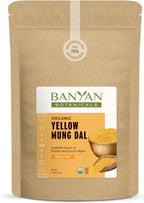 Banyan Botanicals Organic Yellow Mung Dal – Gut-Friendly Plant-Based Protein – Premium Split Mung Beans for Kitchari, Easy Digestion & Metabolic Purity – 2 lb. – USDA Organic