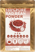 Plant Gift 100% Pure Red Bean Powder 红豆粉 Natural Red Bean Flour, Red Kidney Beans for Drinks, Smoothie, Yogurt, Baking, cookies