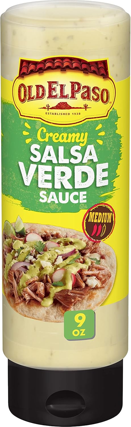 Old El Paso Taco Sauce - Creamy Salsa Verde, 9 oz.