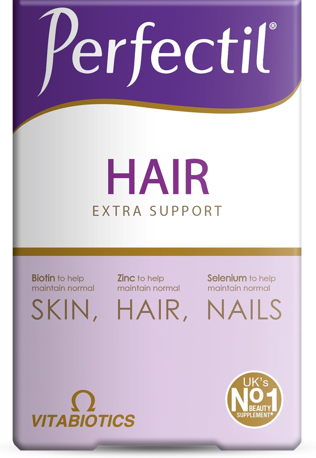 Perfectil Vitabiotics Multivitamin | Hair Growth and Thickening Formula | Supports Thicker, Healthy Hair | Vitamin D, E, Collagen, Biotin, and More