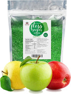 Green Apple Cotton Candy Floss Sugar 32 Oz. (1-Pack)