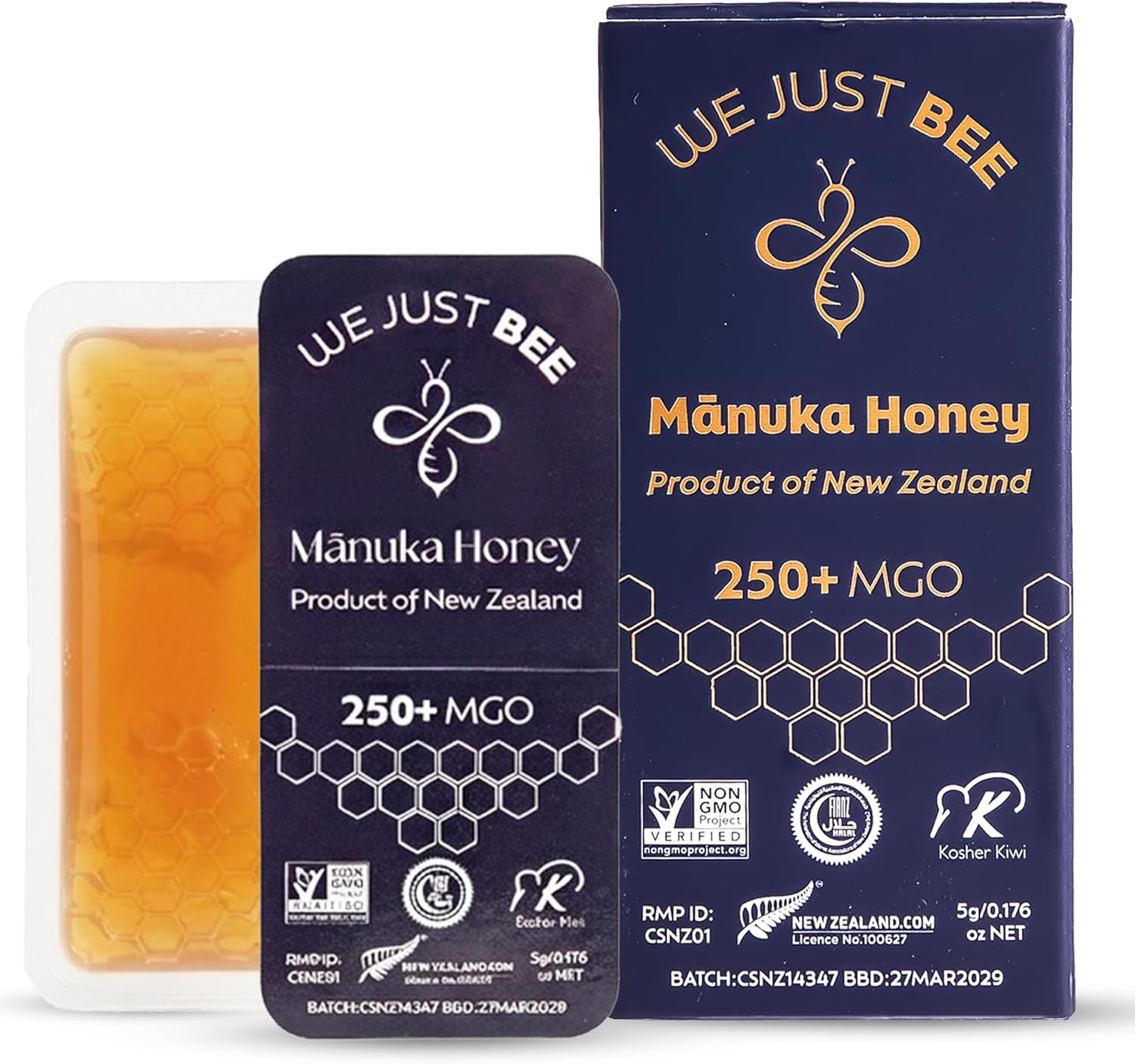 Manuka Honey Snap Packs – 100% Pure New Zealand Manuka Honey | 12 Single-Serve Sticks | Natural Immunity Support, Energy & Wellness On-the-Go | Halal, Kosher & Glyphosate-Free