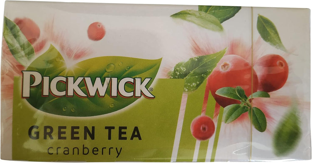 Pickwick Green Tea Cranberry - 20 Bags | Dutch Tea - 1.05 Ounce Total Weight