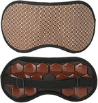 Jade Eye Mask, Anti Aging Face Sleep Eye Mask Jade Mask Jade Stones Cool Sleep Eye Mask Eye Treatment Massager Eye Covers(Germanium stone)