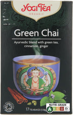 YOGI TEA Organic Green Chai Tea, 17 CT