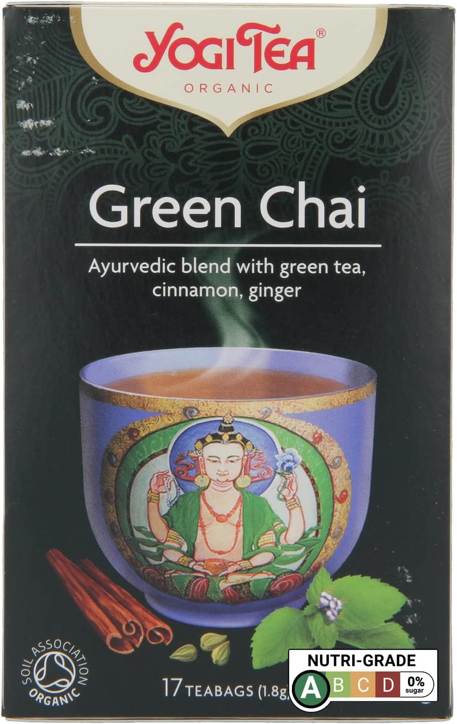 YOGI TEA Organic Green Chai Tea, 17 CT