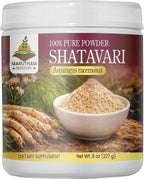Shatavari Root Powder–100% Pure Asparagus racemosus, Traditional Adaptogenic Ayurvedic Herb for Women’s Vitality & Hormonal Balance, Finely Milled, Non GMO, 8 oz