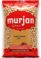 Murjan Dry Chickpeas 2 lb (908 g) – Premium Turkish Garbanzo Beans, High in Protein & Fiber – Dried Whole Chickpeas for Hummus, Falafel, Salads & Mediterranean Cooking