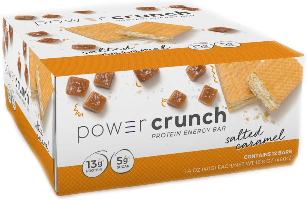 Power Crunch Protein Energy Bar Original - Salted Caramel (12 Bars)
