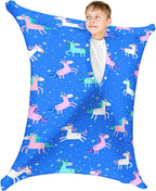 Autism Cute Unicorn Movement Stretchy Sensory Body Socks - ADHD and Improve Sensory Processing Sox - Help Children with Autism (Medium)