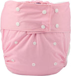 Teen Adult Cloth Diaper Nappy Reusable Washable for Disability Incontinence Women Girls (Pink)
