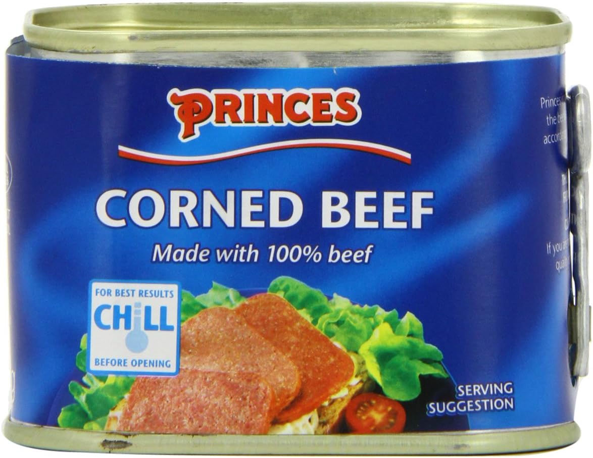 Princes Corned Beef 200 g (Pack of 4)