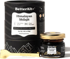 Better Alt Pure Himalayan Shilajit Resin Pack of 1 High Potency Gold Grade 75 Servings for Energy Boost & Immune Support, 85+ Trace Minerals, 75%+ Fulvic Acid, with Lab Test Report,400 mg