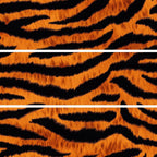 FUNSHOWCASE Tiger Print Edible Cake Wrap Topper Decoration, 3 Sheets Borders