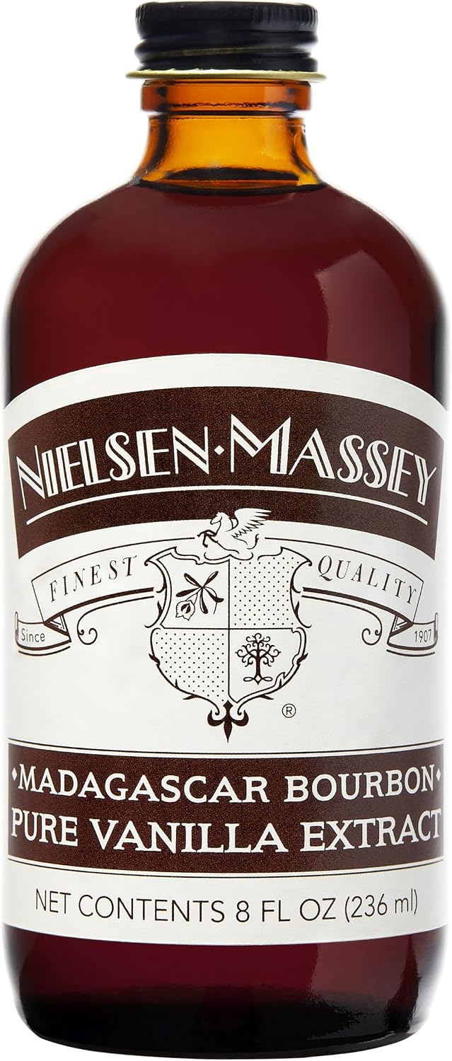 Nielsen-Massey Madagascar Bourbon Pure Vanilla Extract for Baking and Cooking, 8 Ounce Bottle