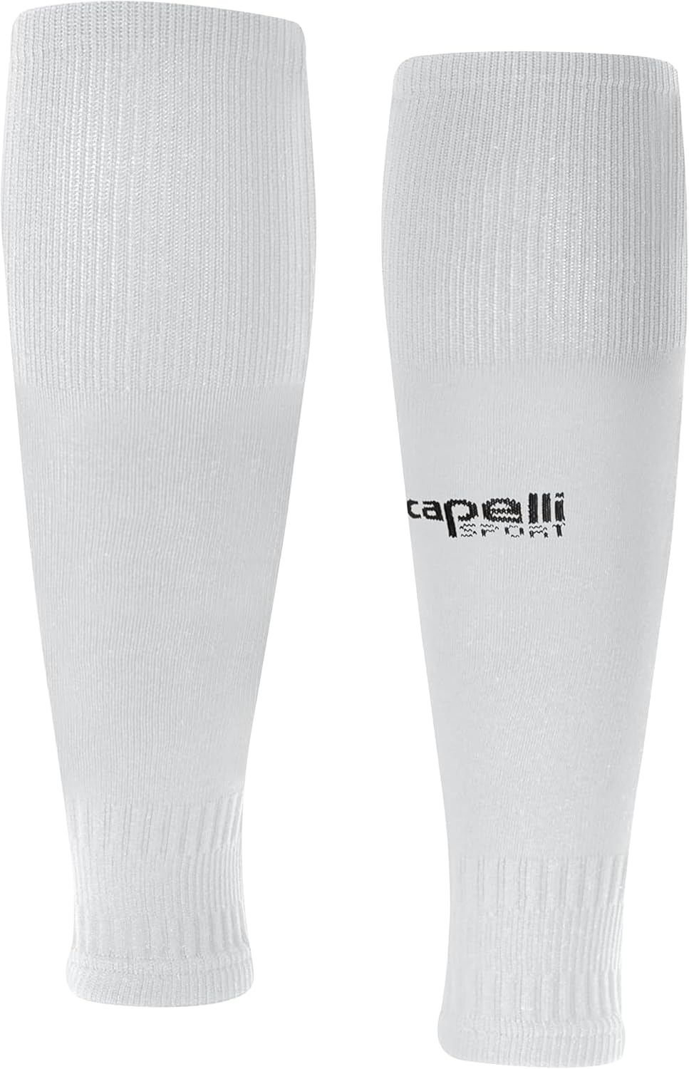 Capelli Sport Compression Calf Leg Sleeve for Football, Basketball, Soccer and Cycling, White, Small/Medium