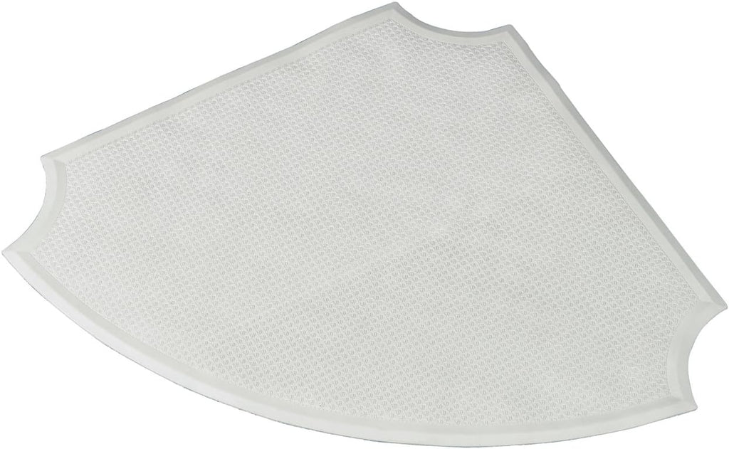 Homecraft Everyday Corner Shower Mat, Shower Mat That Fits Corners and Drains for Stability in The Shower, Slip and Fall Prevention, Bath Mat for Elderly, Handicapped, and Disabled Individuals