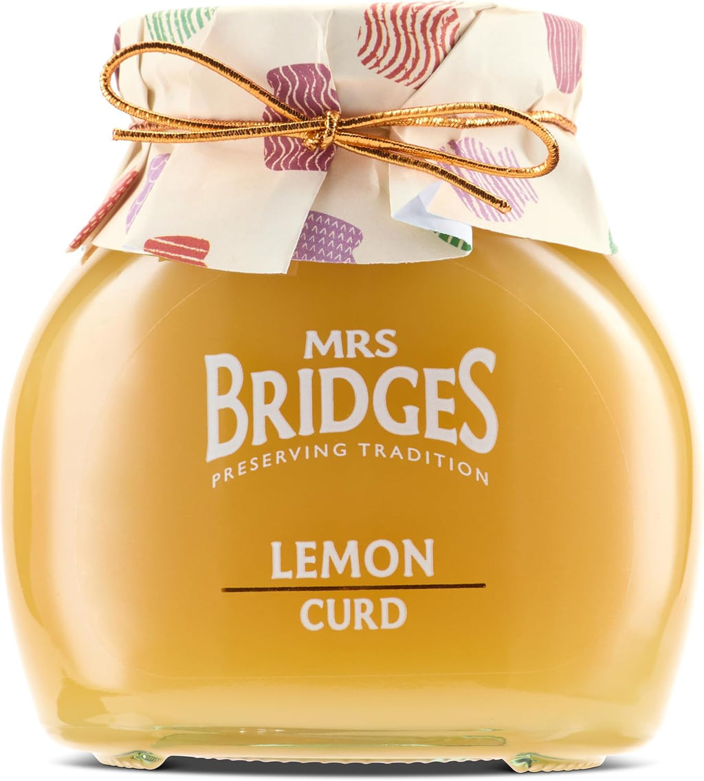 Mrs Bridges Lemon Curd, Made in Scotland, 12oz Jar (Pack of 1)