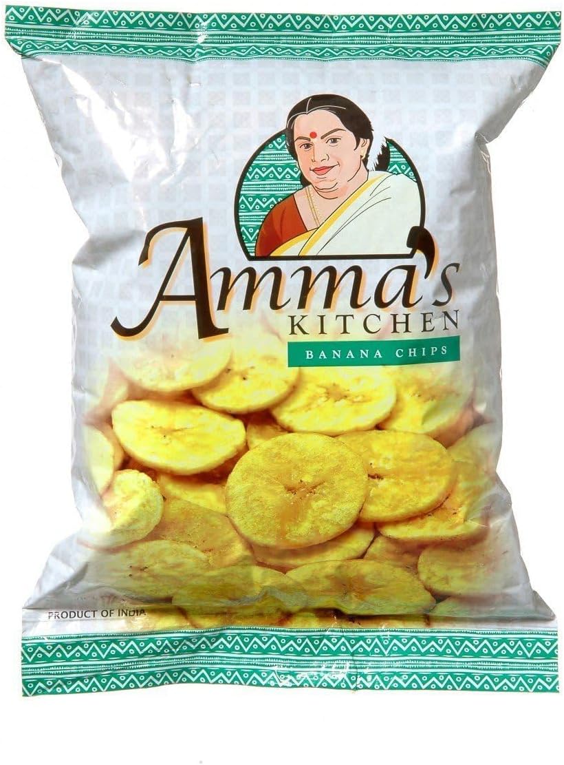 Amma's Kitchen Plain Kerala Banana Chips -7oz