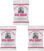 Claeys Old Fashioned Hard Candy - Wild Cherry, 6oz (Pack of 3) Classic Sweet-Tart Cherry Drops Since 1919