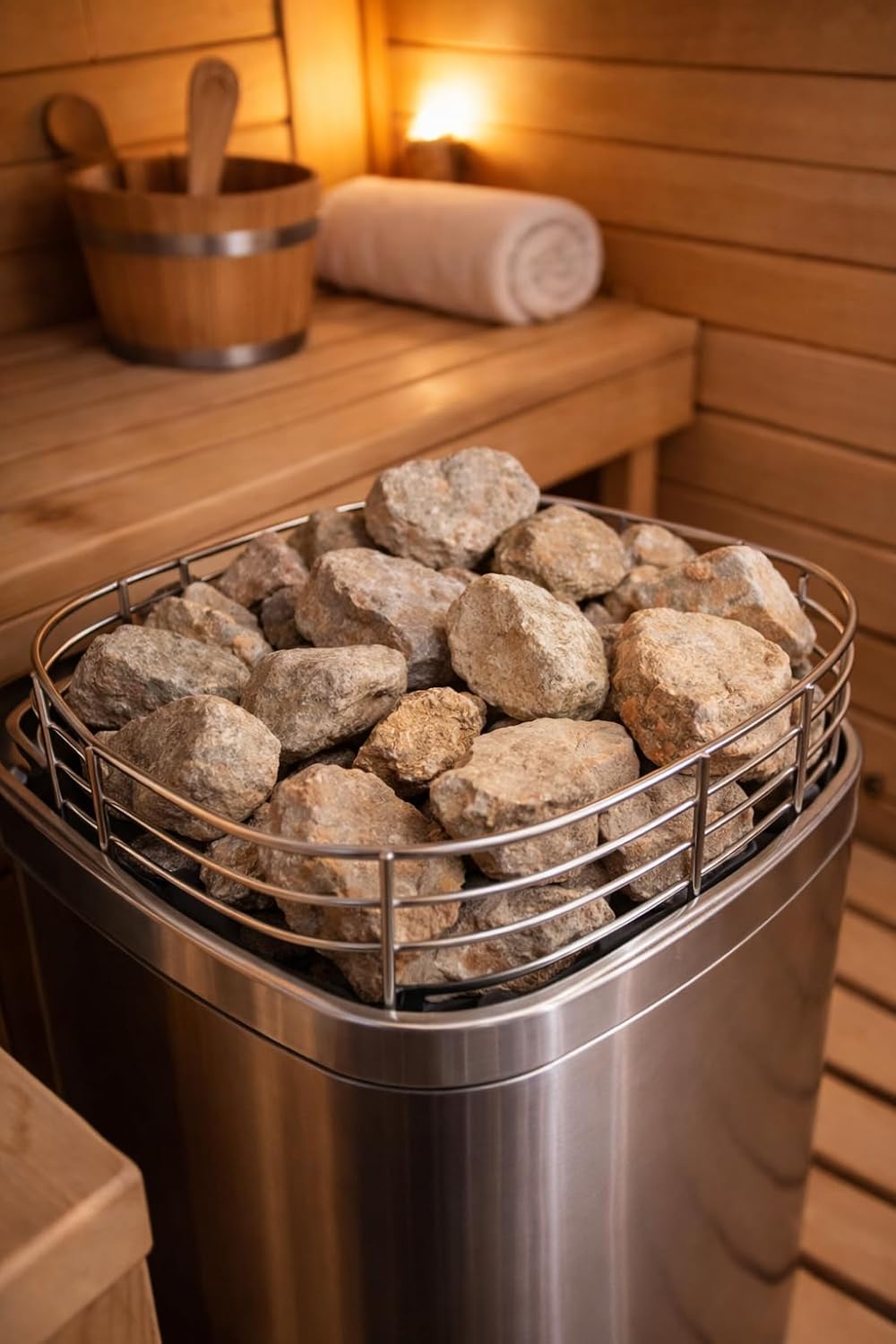 Natural Soapstone Sauna Rocks – 20 lb Heat-Retaining Sauna Stones for Heater, Steam Room & Spa Use – Durable, Authentic & All-Natural | Southern Oregon Soapstone