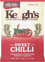 Keogh's Sweet Chilli & Irish Red Pepper Crisps 3x125 Grams