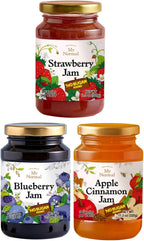 My Normal Low Calorie Jam Variety 3 Pack – Diabetic-Friendly, Low Carb - Fruit Jelly with Allulose, Keto & Zero Sugar Jam - No Artificial Additives (320g, 11.28 oz)