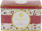 Shakespeare Birthplace Trust Tea Tin with 40 English Breakfast Teabags