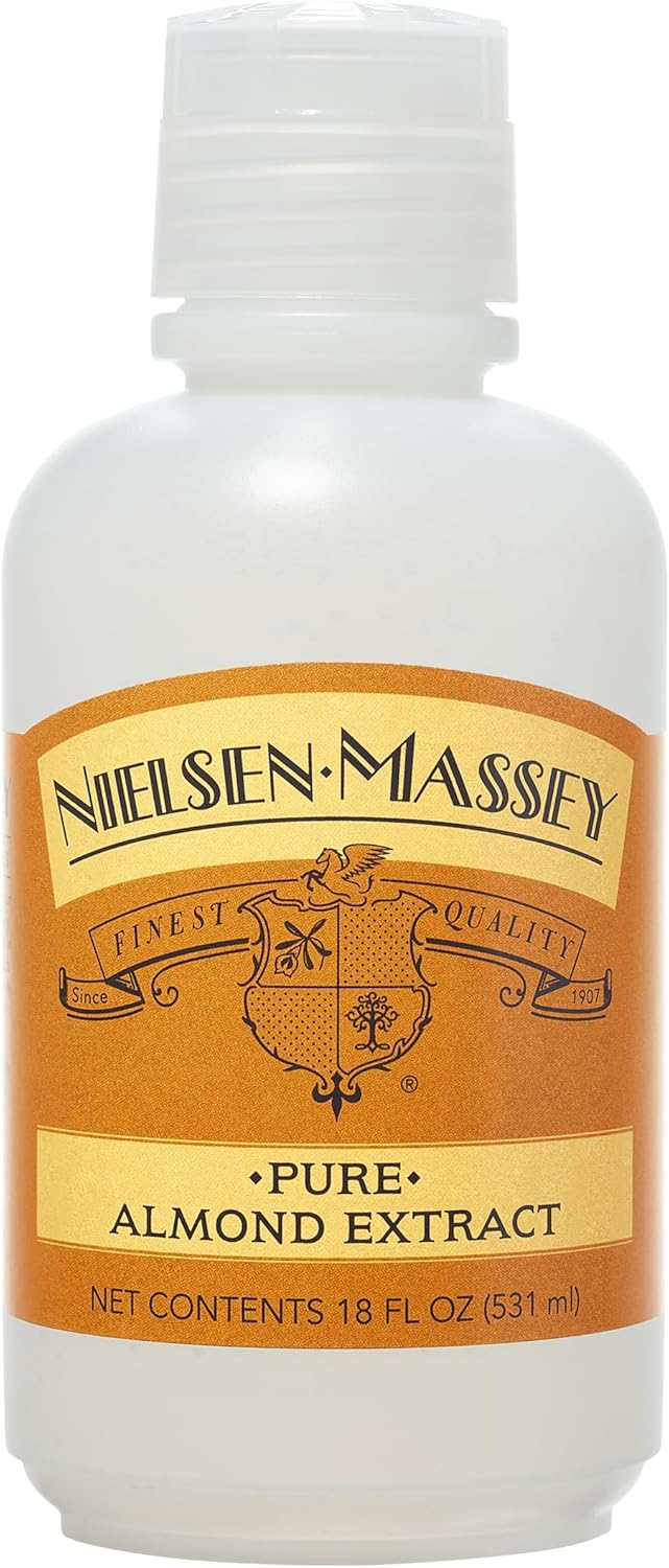 Nielsen-Massey Pure Almond Extract for Baking and Cooking 18 Ounce Bottle