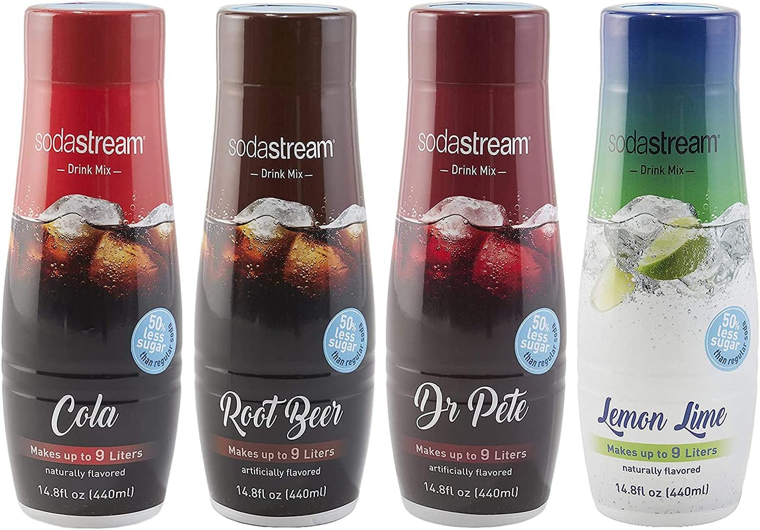 sodastream Flavors Original Variety Pack 440ml 4 Pack, 59.5 Fl Oz
