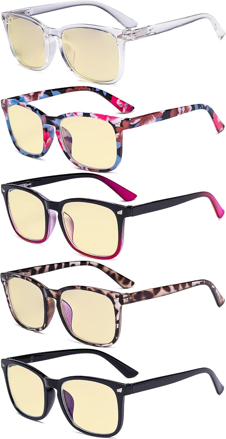 Eyekepper 5 Pairs Stylish Eyeglasses Eyewear for Women