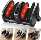 EaseZen Foot Massager with Heat & Vibration, Shiatsu Foot and Calf Massager for Pain Relief, Deep Tissue Kneading-Massage Feet, Leg, Calf, Ankle, Arms
