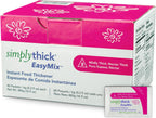 SimplyThick EasyMix | 80 Count of 6g Individual Packets | Gel Thickener for those with Dysphagia & Swallowing Disorders | Creates An IDDSI Level 2 – Mildly Thick (Nectar Consistency)