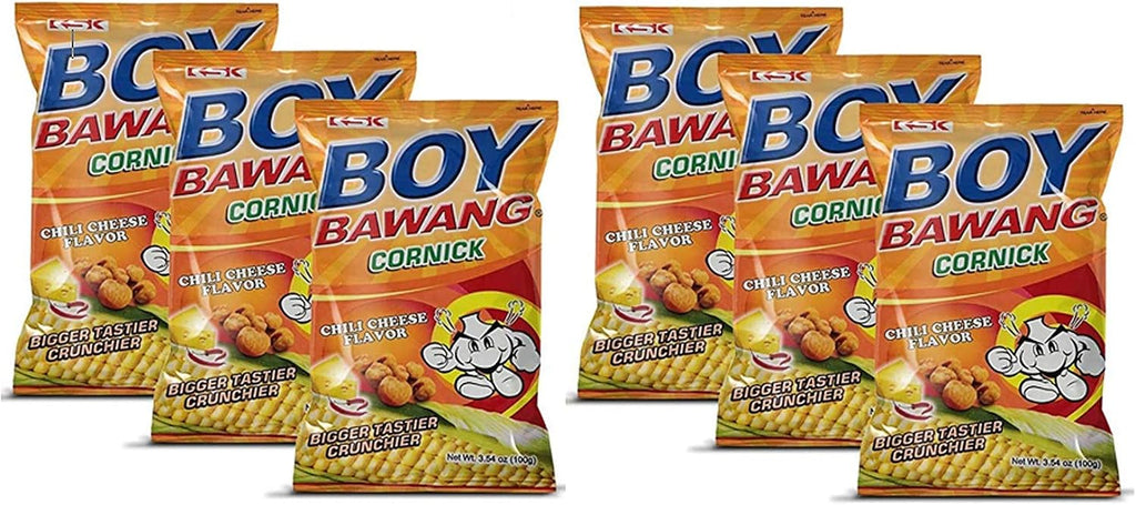 Boy Bawang Cornick Snacks (Chili Cheese)