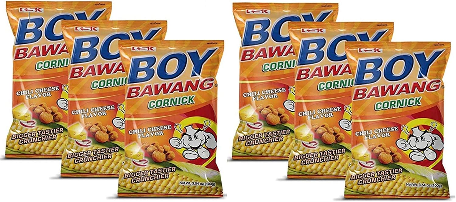 Boy Bawang Cornick Snacks (Chili Cheese)