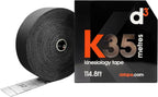 d3 K35 Kinesiology Tape Bulk Roll Black - 2in x 115ft Extra Long Uncut Physio Hypoallergenic Sports Strapping for Knee, Shoulder Back Muscle & Joint Support for Injury Recovery
