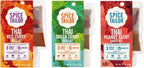 Spice Tailor 3 Simple Steps Restaurant Quality Meals in Minutes Kits Ready in 10 Minutes (3 Pack, Thai Curry Variety)