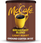 McCafe Breakfast Blend, Light Roast Ground Coffee, 30 oz Canister