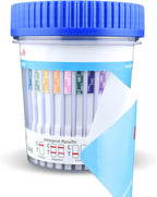 12 Panel Now 16-Panel Drug Test Kit, Urine Cups, Detects AMP, OPI, MET, BZO, COC, MTD, OXY, BUP, MDMA, THC, BAR, TRA, FYL, ETG, TCA, PCP, 25-Count