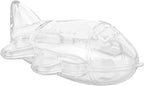 Airplane Shaped Acrylic Candy Boxes,12 Pack,3.77"x3.11"x1.18",Perfect for Weddings, Birthdays, Party Favors and Gifts,Cute Clear Plastic Containers,Clear Fillable Ornaments Crafts Decorations
