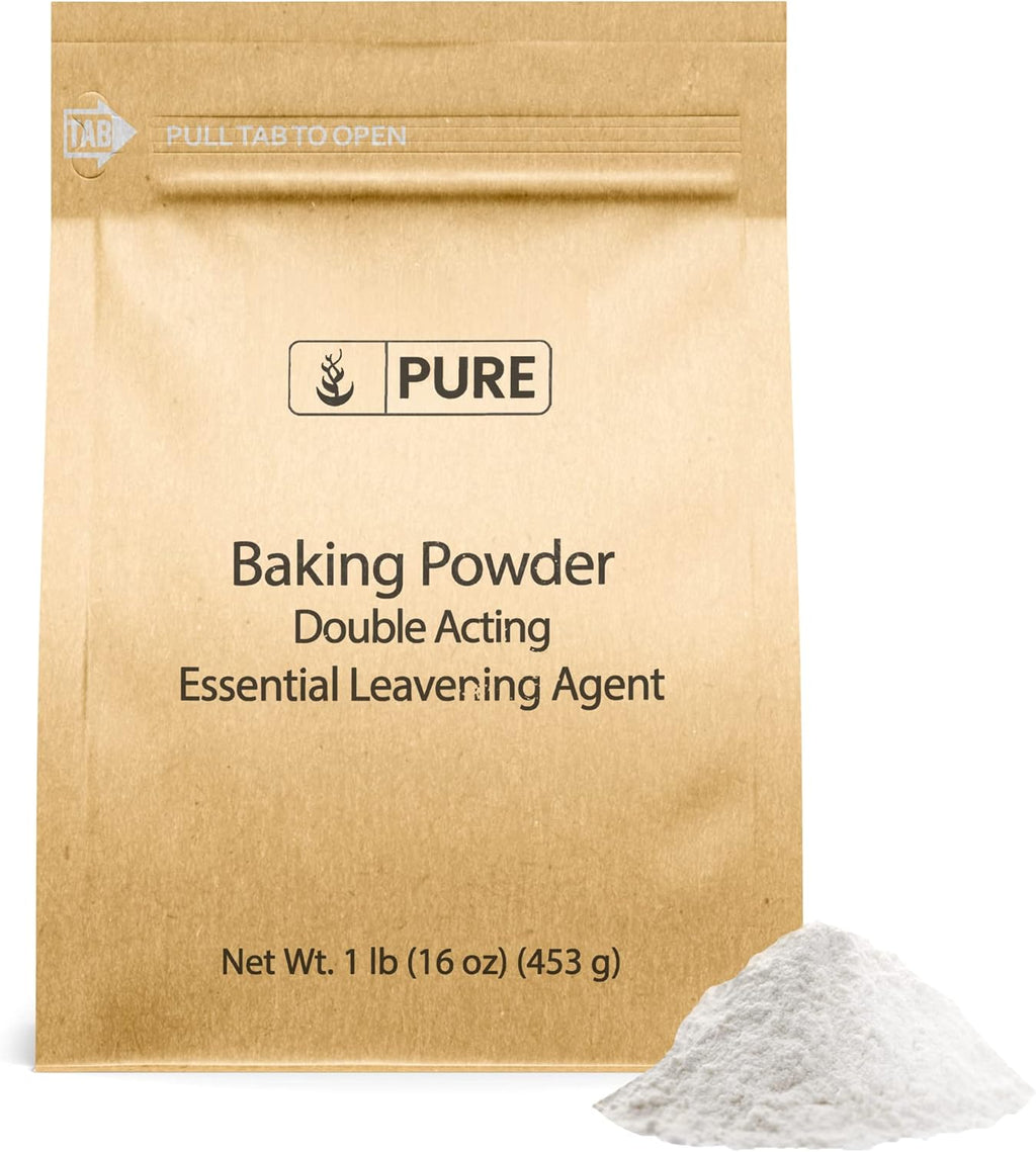 Pure Original Ingredients Baking Powder (1 lb) Double Acting, Leavening Agent, Cakes & Biscuits