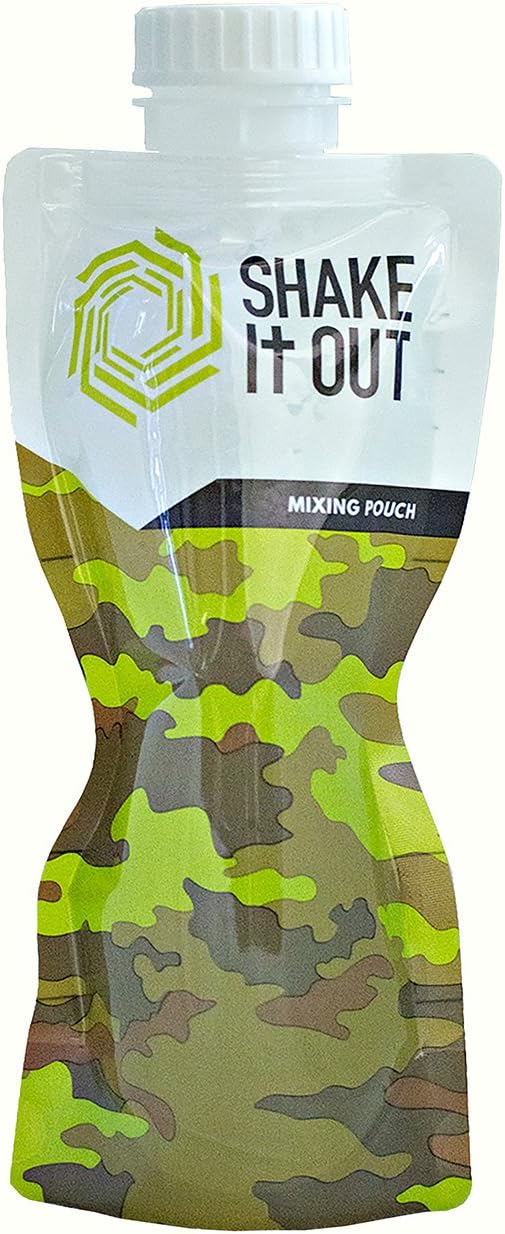 Collapsible Shaker Bottle for Protein Shakes, Supplements - 12 Ounce Reusable, Recyclable, Travel Bottle