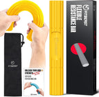 FitBeast Flex Therapy Bar, Tennis Elbow Therapy Bar - Ideal for Relieve Tendonitis Pain & Improve Grip Strength, Fitness Resistance Bar for Golfers Elbow & Tendinitis, Twist Bar for Physical Therapy