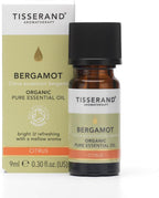 Tisserand Organic Pure Essential Oil - Diffuser Oil - Soothes Frustration and Mood Swings - Boosts Immunity, Clears Congested Skin - Bergamot - 0.3 oz